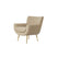 Light & Living - Vinstra fauteuil - beige+goud
