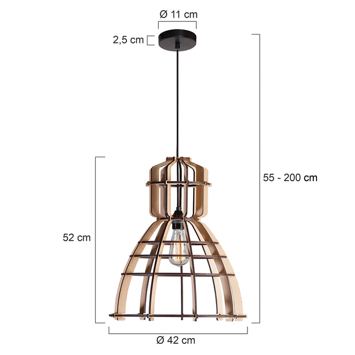 Lichtlab No. 19 Hanglamp Beige
