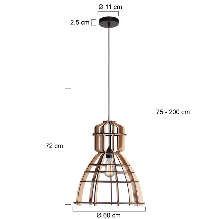 Lichtlab No. 19 Hanglamp Beige