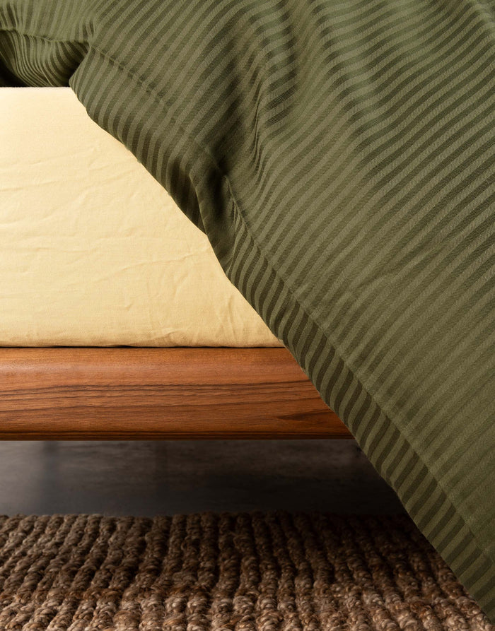 Essenza Coletta Dekbedovertrek 140 x 200|220 cm - Mosgroen