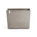 Ecopots Paris Bloempot Met Wielen B 85 x D 40 cm - Taupe