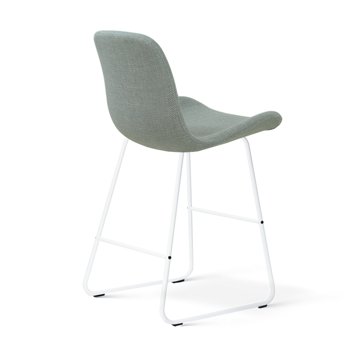 Nolon Nino-Fé Barkruk Saliegroen - Wit Onderstel - 65 Cm