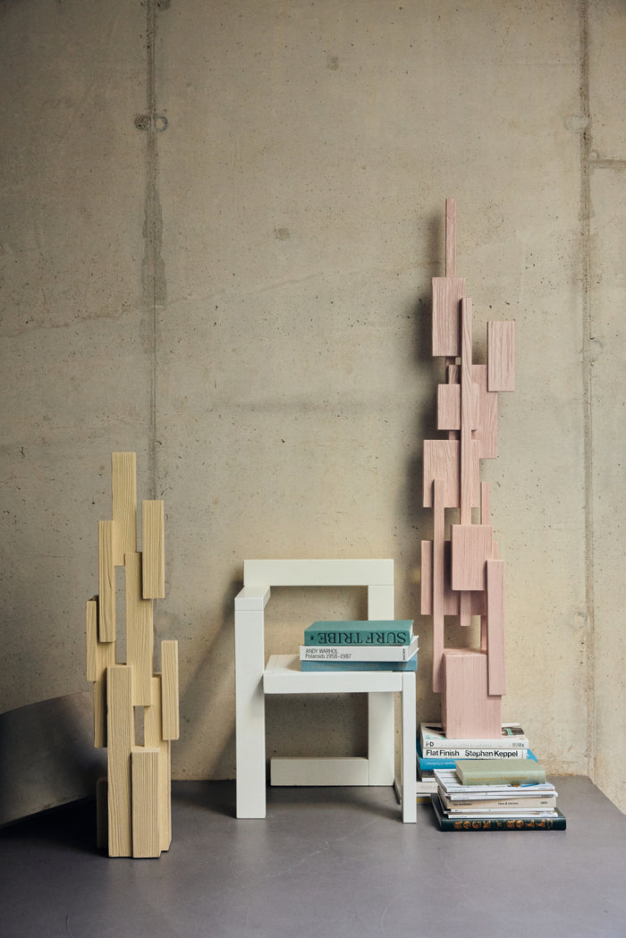 HKliving Skyscraper Sculpture Ornament - Cream