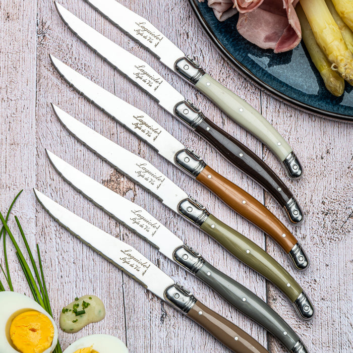 Laguiole Style de Vie Premium Line Steakmessenset 6 st.