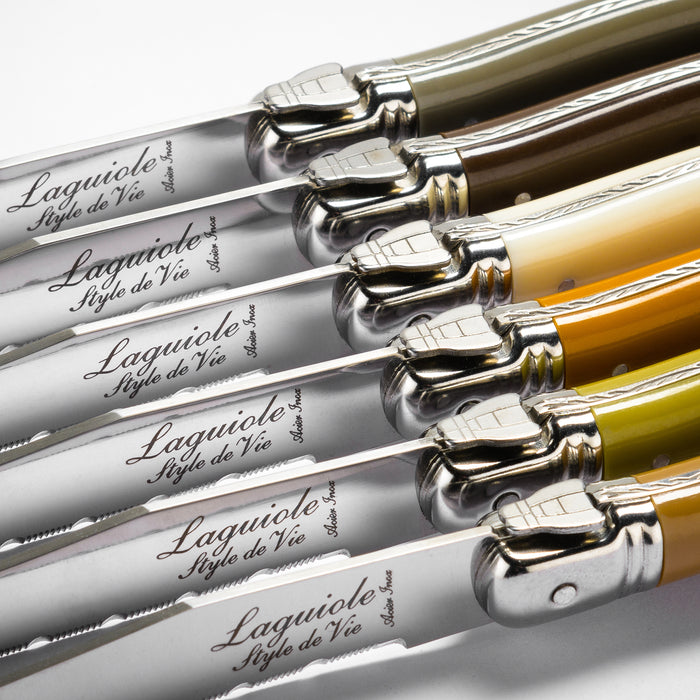 Laguiole Style de Vie Premium Line Steakmessenset 6 st.