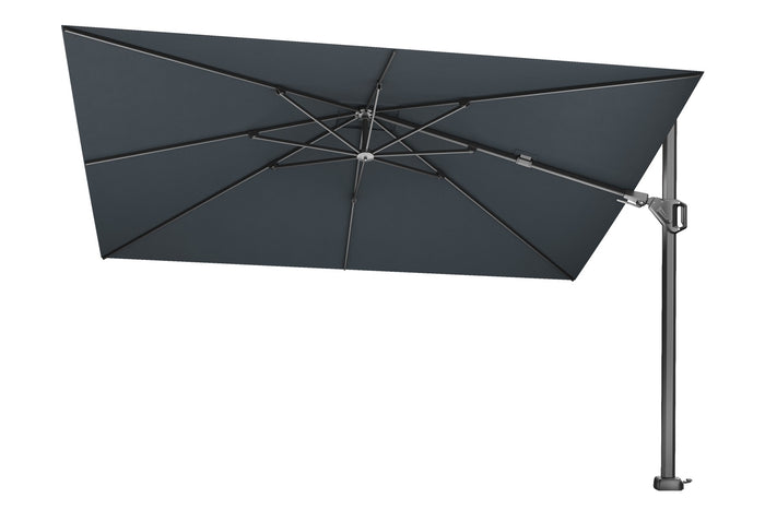 Platinum Challenger Premium T2 2,6x3,5m parasol-Faded Black+voet+hoes