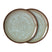 HKliving 70's Ceramics Dinerbord Ø 27,5 cm - Set van 2 - Contrast