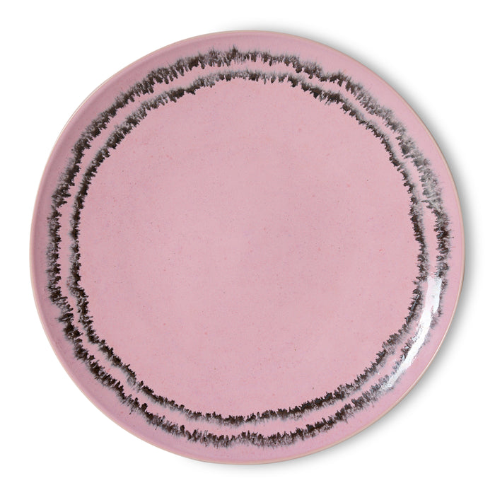 HKliving 70's Ceramics Dinerbord Ø 27,5 cm - Set van 2 - Bubble