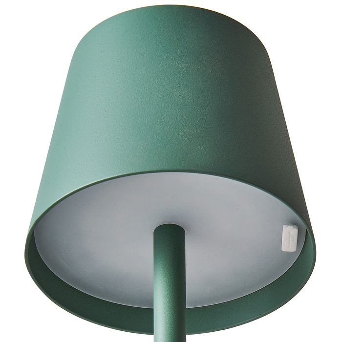 Beliani - GAVARRESA - Tafellamp - Groen - IJzer