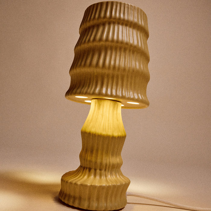 HKliving Ceramic Tafellamp - Ochre