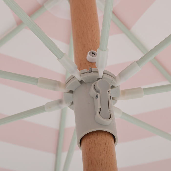 by fonQ Breez Parasol Ø 200 cm - Terra / Ecru