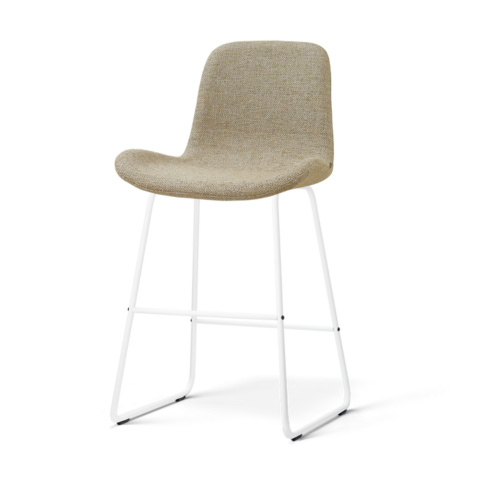 Nolon Nino-Fé Barkruk Taupe Melange - Wit Onderstel - 65 Cm