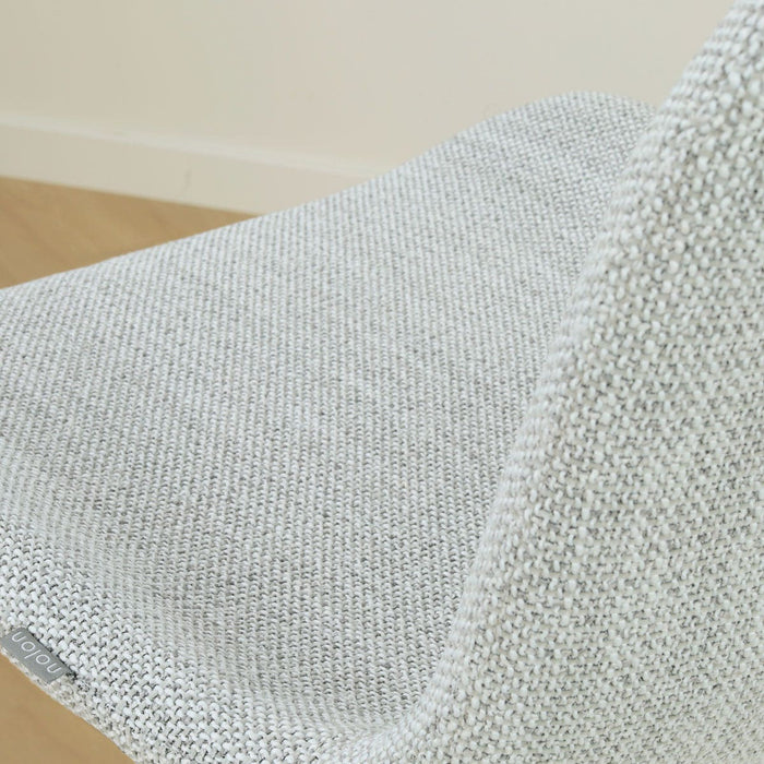 Nolon Nino-Fé Barkruk Grijs Melange - Zwart Onderstel - 65 Cm