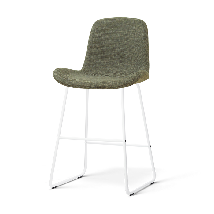 Nolon Nino-Fé Barkruk Forestgroen - Wit Onderstel - 65 Cm