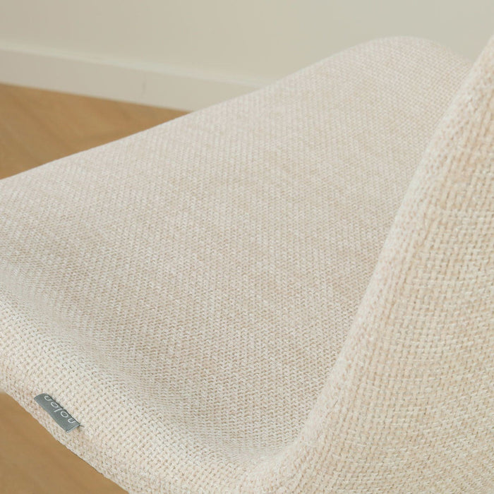 Nolon Nino-Fé Barkruk Cottonbeige - Zwart Onderstel - 65 Cm