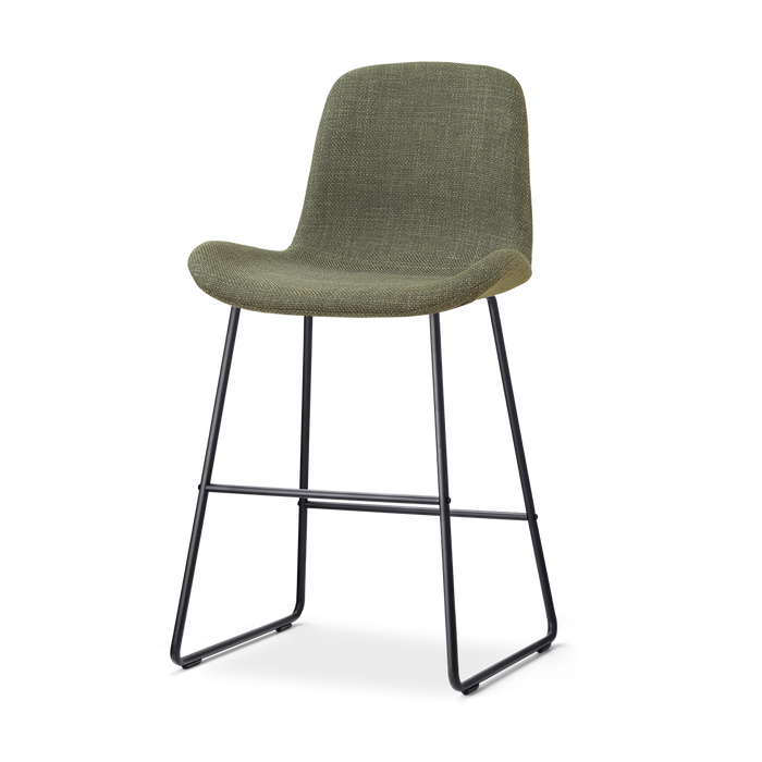 Nolon Nino-Fé Barkruk Forestgroen - Zwart Onderstel - 65 Cm