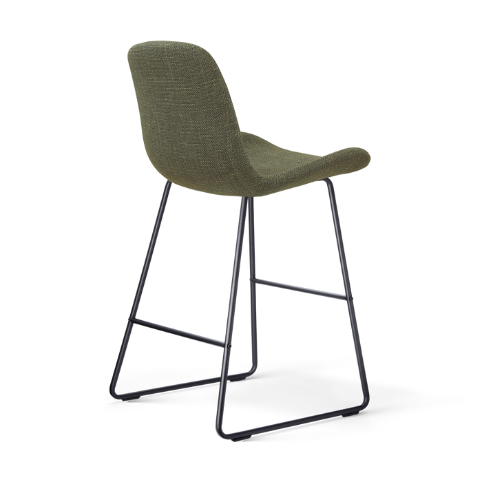 Nolon Nino-Fé Barkruk Forestgroen - Zwart Onderstel - 65 Cm