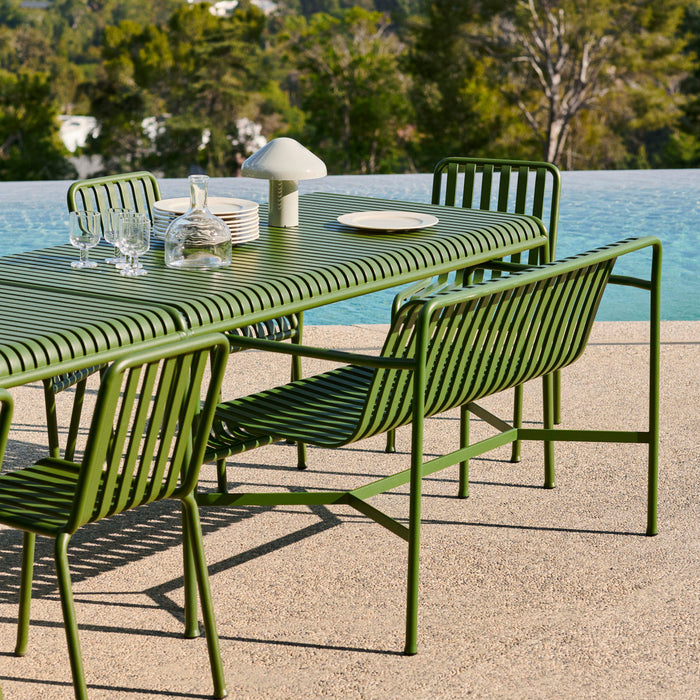 HAY Palissade Tuintafel 220 x 90 cm - Olijfgroen