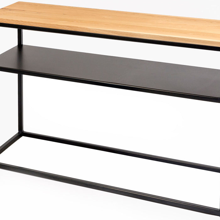 24Designs Power Sidetable – B100 X D35 X H70 Cm – Metaal – Blad