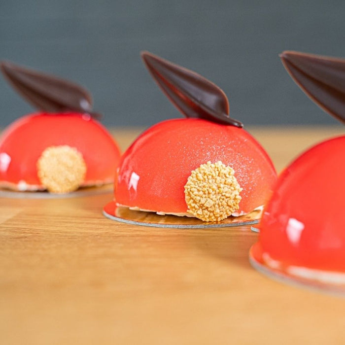 Orange85 Siliconen Bolgebak Halve Bollen Bakvorm 31x23,5x3,5cm