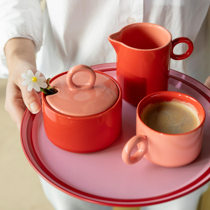 &k amsterdam Vano Ontbijtbord Ø 17 cm - Roze