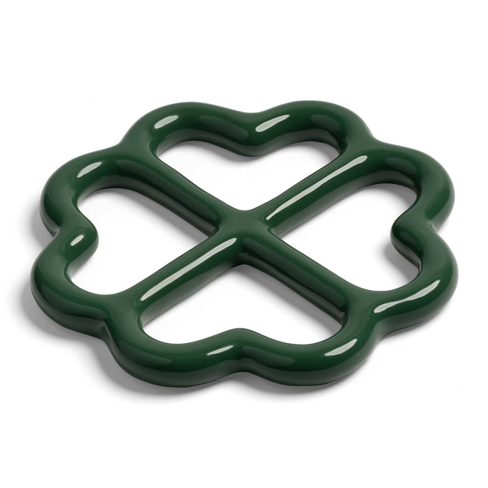 &k amsterdam Clover Pannenonderzetter - Groen