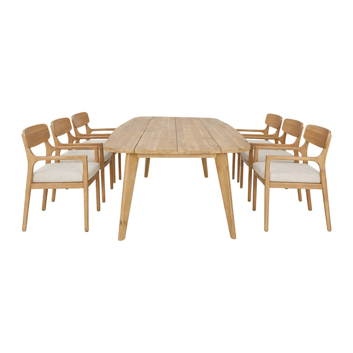 by fonQ Scandi Tuinset - Acaciahout - Beige