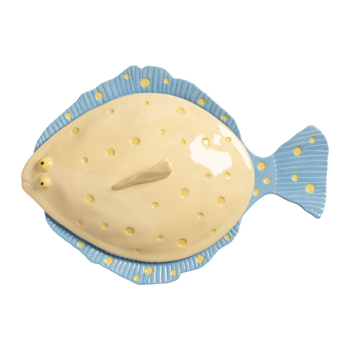 &k amsterdam Plaice Schaal met Deksel - Geel