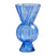 &k amsterdam Rhombic Glass Vaas - Blauw