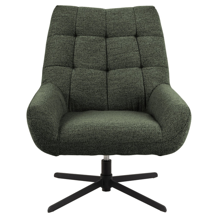 Draaifauteuil Vrijhoeve - Groen - Textiel