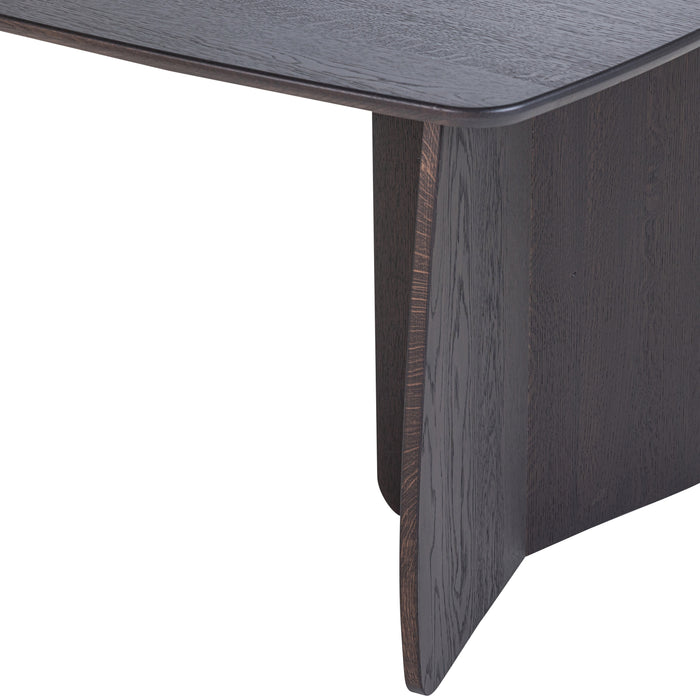 by fonQ Oakline Curve Eettafel B 220 cm - Mystic Brown