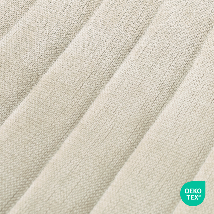 Nolon Noa-Liz Eetkamerstoel Wit met Naturelbeige Zitkussen Wit