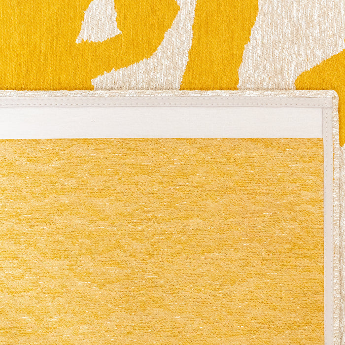 Louis de Poortere Ribbon Vloerkleed 140 x 200 cm - Pure Yellow