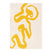 Louis de Poortere Ribbon Vloerkleed 140 x 200 cm - Pure Yellow