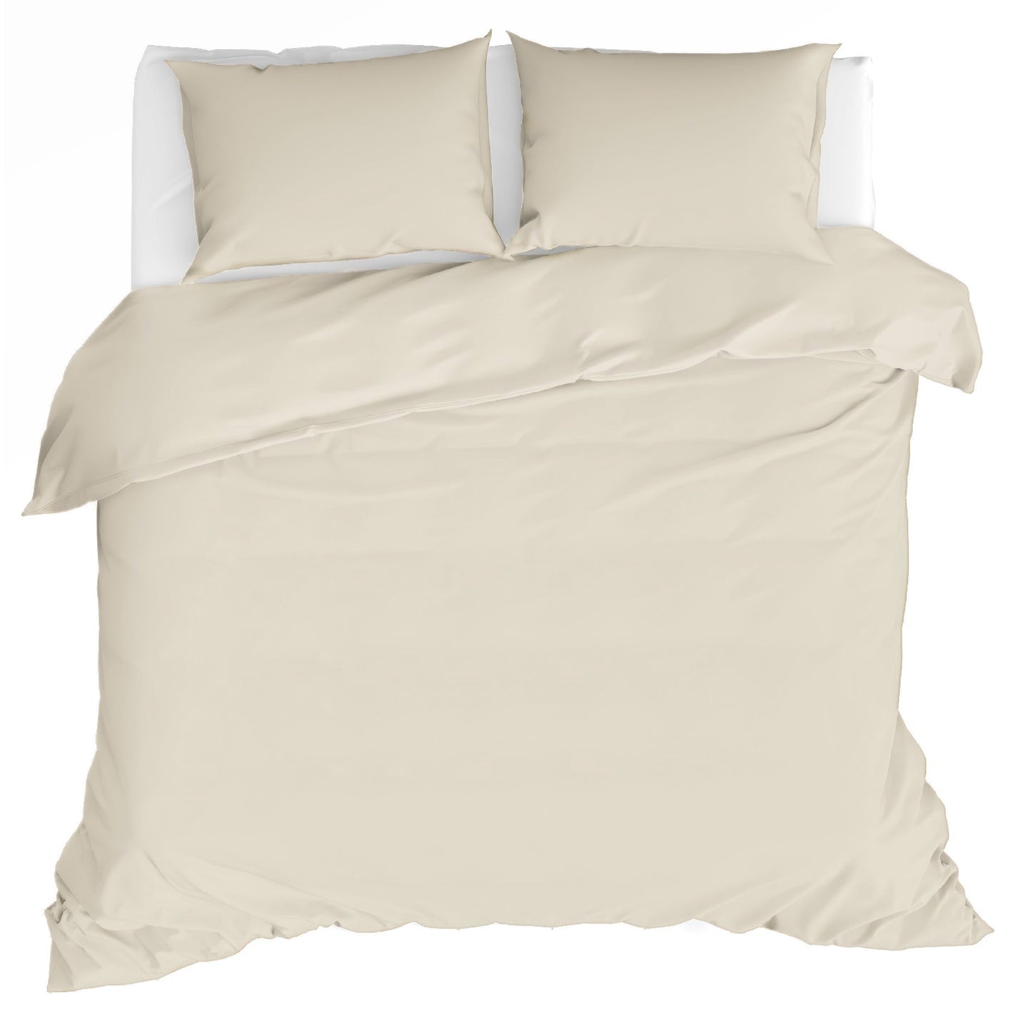 by fonQ Fresh Dekbedovertrek 240 x 200/220 cm - Light Sand