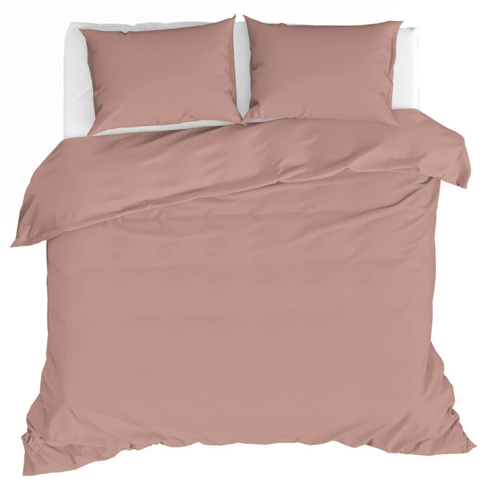by fonQ Fresh Dekbedovertrek 200 x 200/220 cm - Dusty Pink