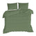 by fonQ Fresh Dekbedovertrek 240 x 220/240 cm - Moss Green