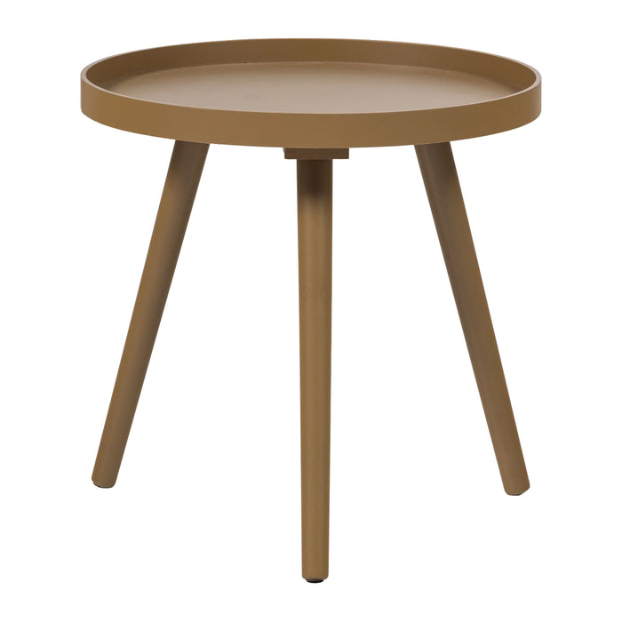 WOOOD Sasha Bijzettafel - Honinggeel