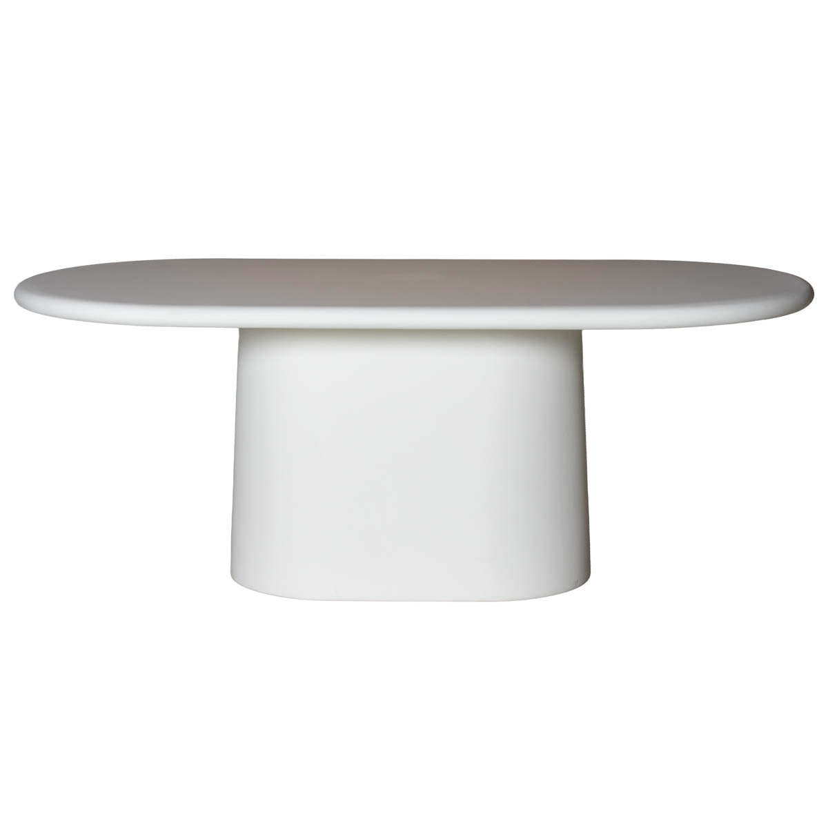 Giga Meubel - Eettafel Ovaal Off-White - 200x100x75cm - Romy