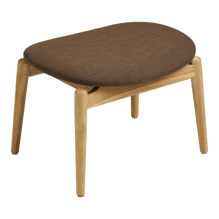 House Nordic - Voetenbank Bruin Stof - 54x38x43cm - Olvera