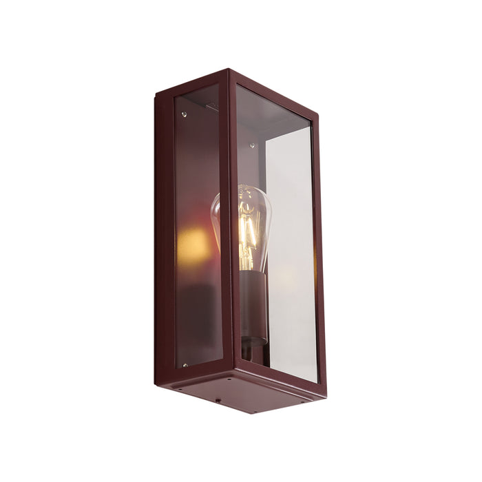 QAZQA Klassieke buiten wandlantaarn rood IP44 - Rotterdam