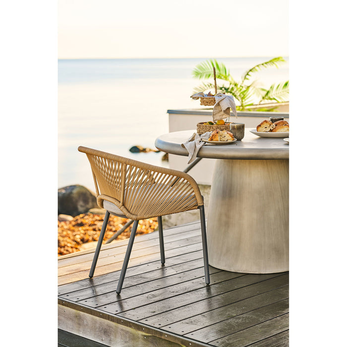 House Nordic - Tuinstoel Beige|Zand - Novella - Set van 2