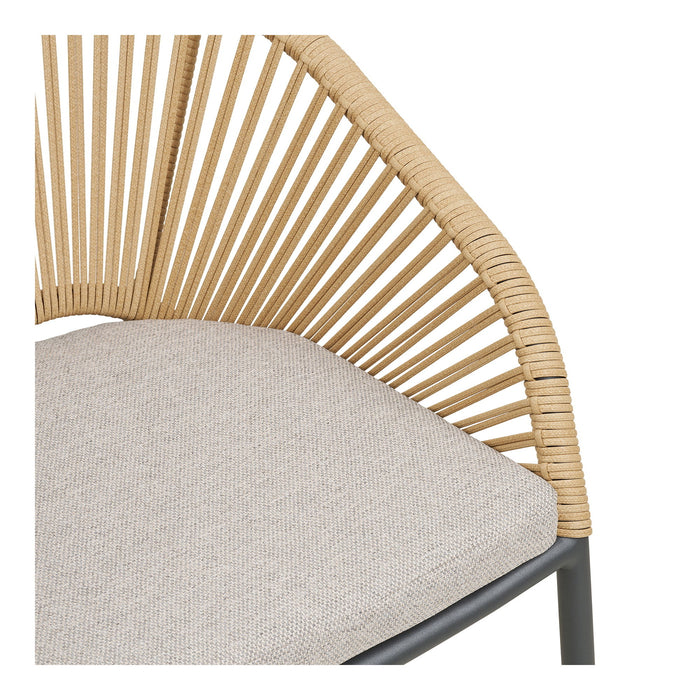 House Nordic - Tuinstoel Beige|Zand - Novella - Set van 2