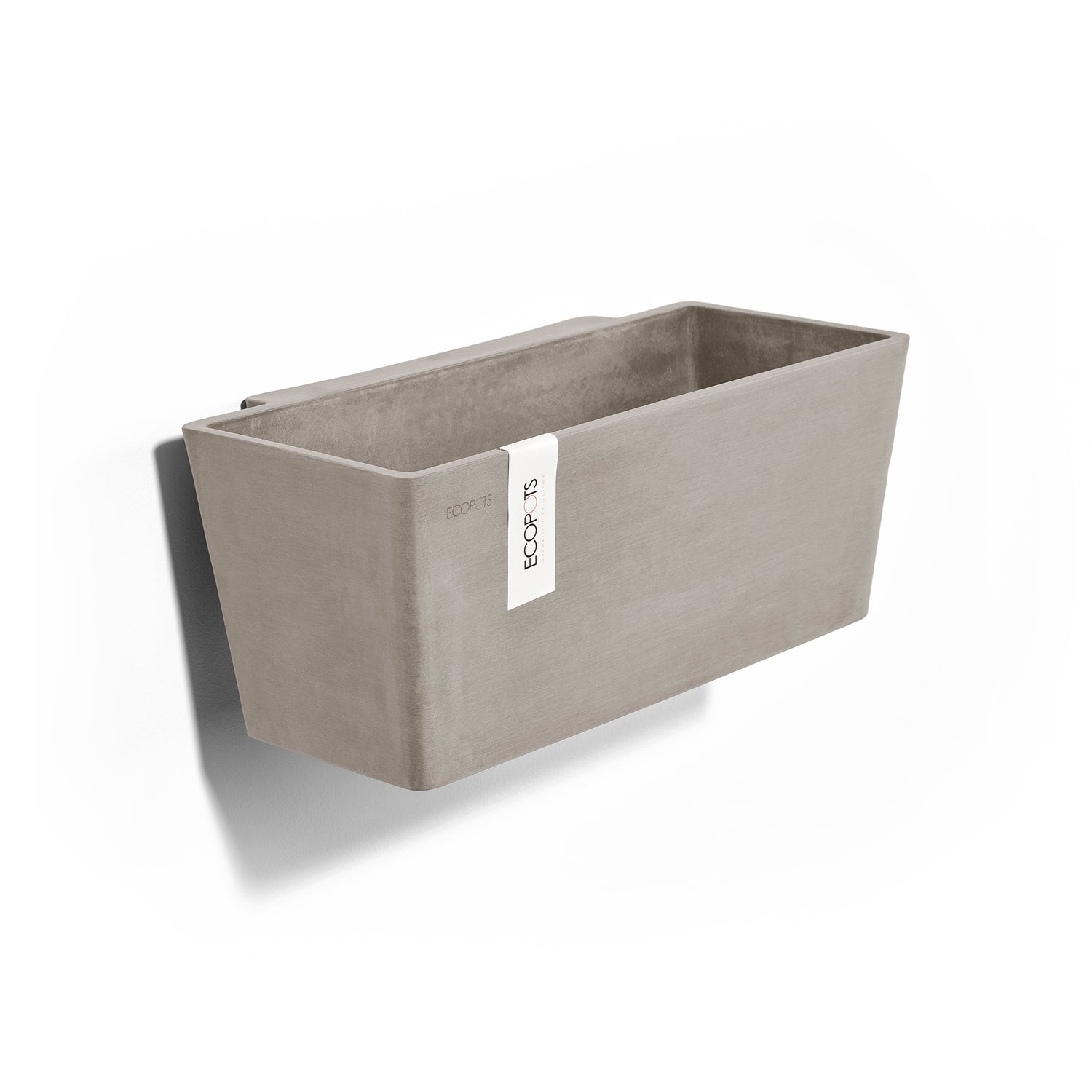 Ecopots Manhattan Bloempot B 35 x D 17.5 cm - Taupe