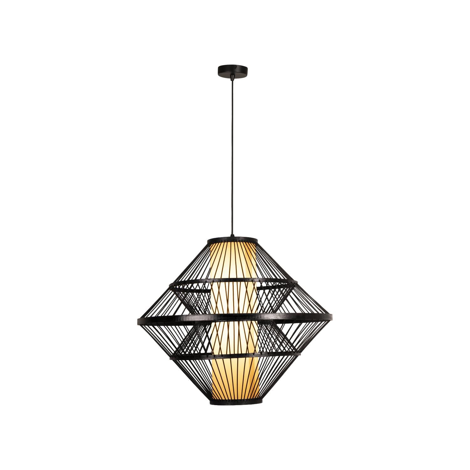 Lucide PASQUINO Hanglamp - Zwart