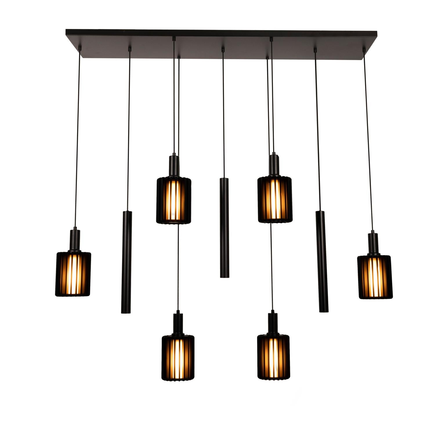 Lucide LAMBRES Hanglamp - Zwart