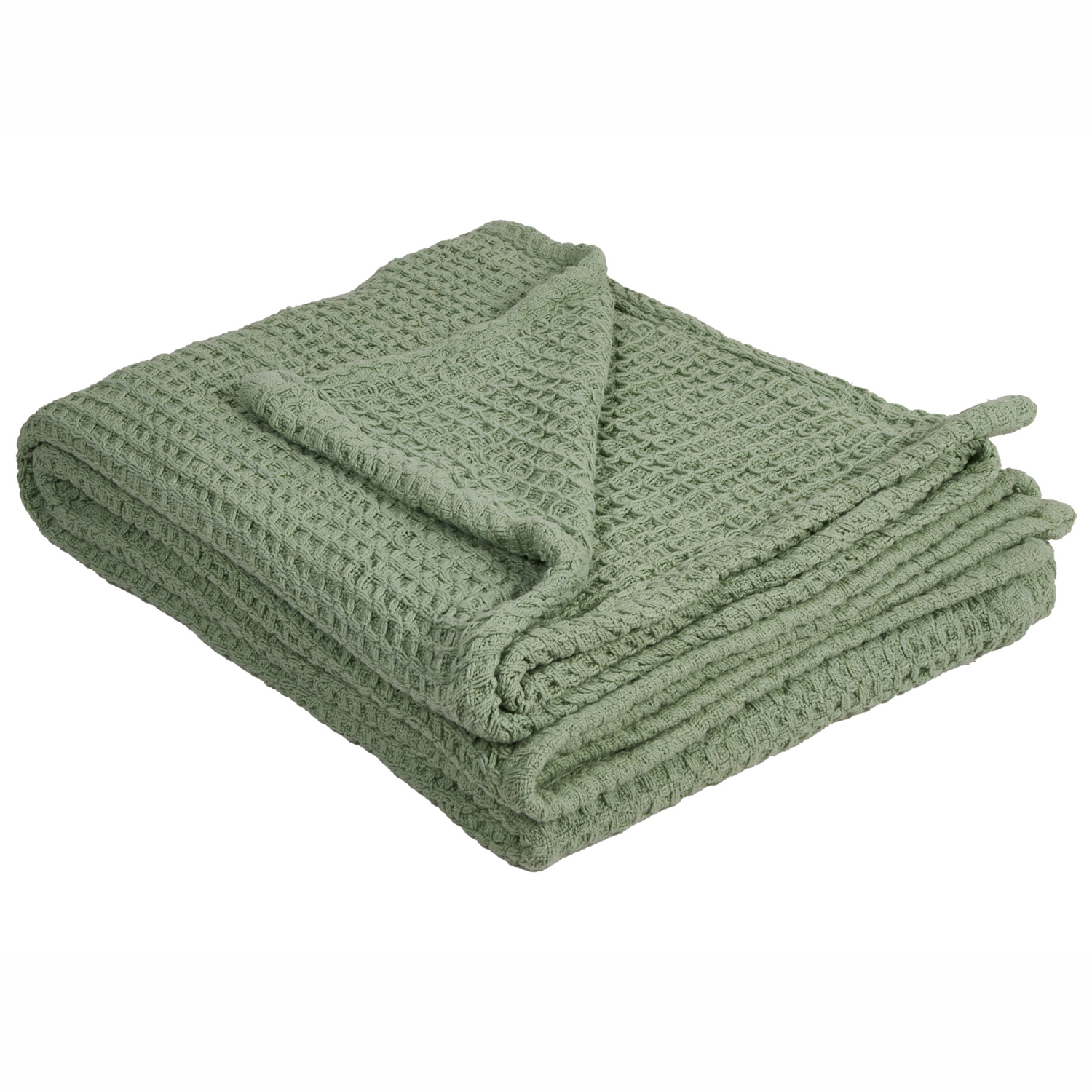 Beliani - CHAGYL - Bedsprei - Groen - 150 x 200 cm - Katoen