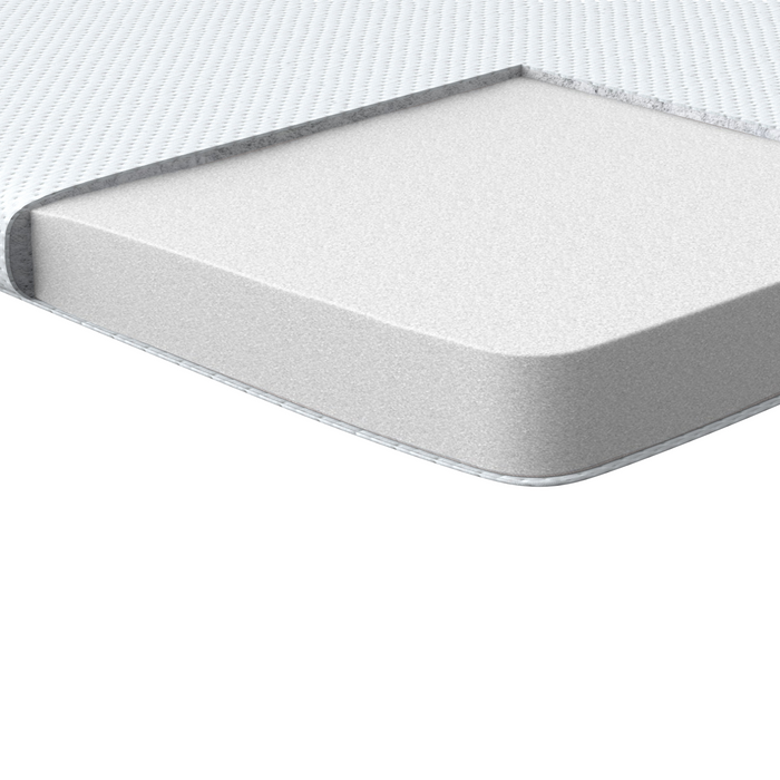 Beliani - RESTFUL - Matrastopper - Wit - 120 x 200 cm - PU Schuim