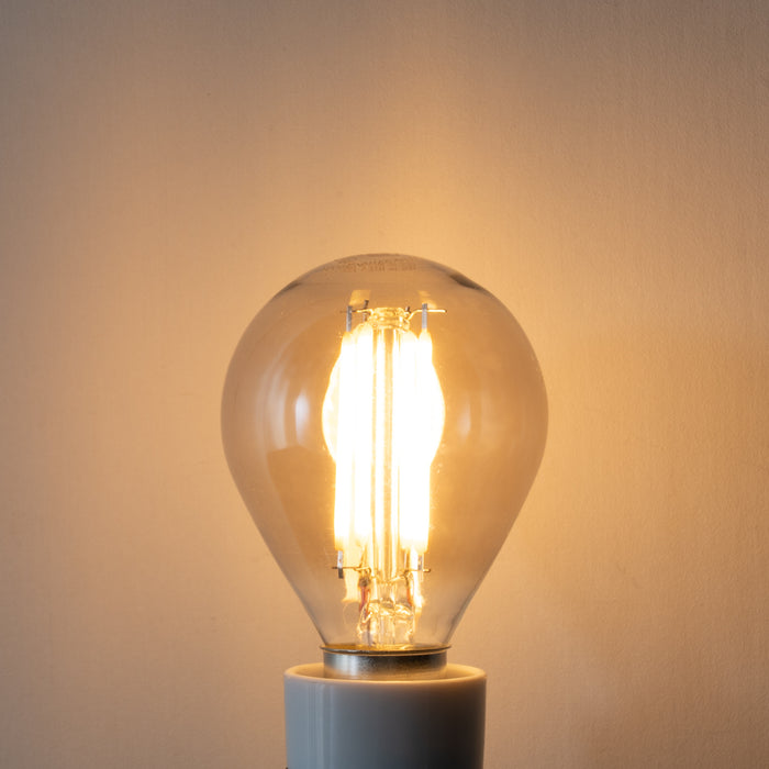 LUEDD Set van 5 E14 dimbare LED lampen P45 smoke 5W 470 lm 2200K