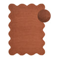 by fonQ Scallop Vloerkleed 160 x 230 cm - Rood
